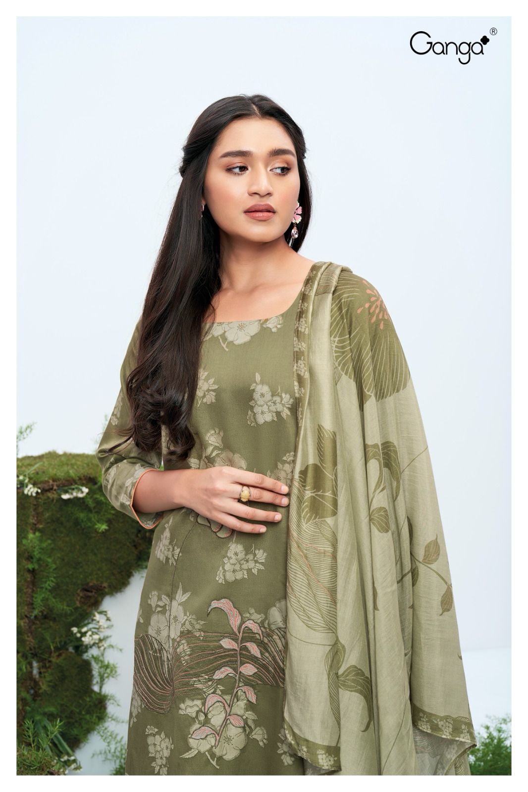 Jill 2107 Ganga Cotton Silk Plazzo Style Suits – Kavya Style Plus