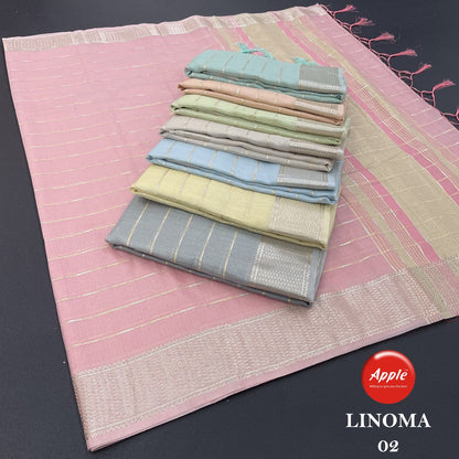 Linoma 02-03 Apple Silk Sarees