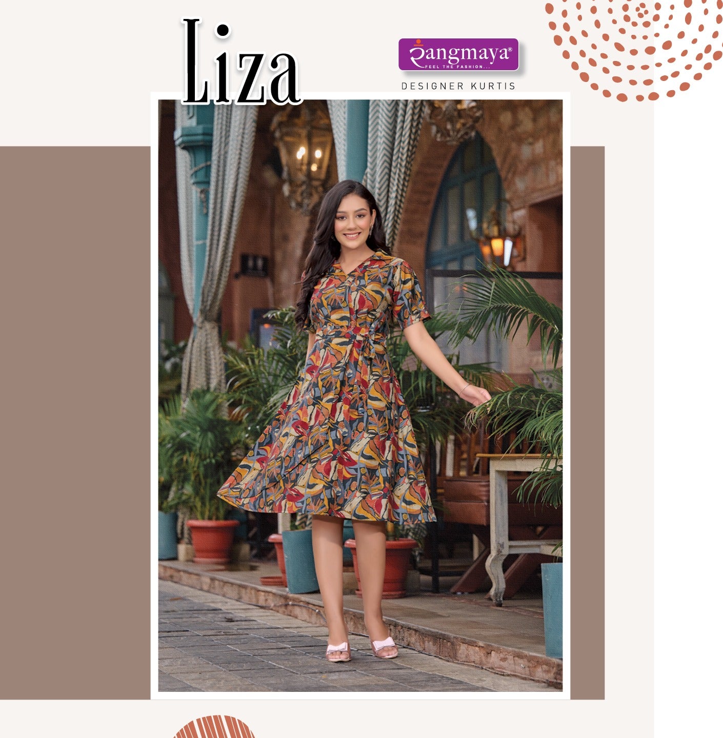 Liza Rangmaya Modal Midi Dress