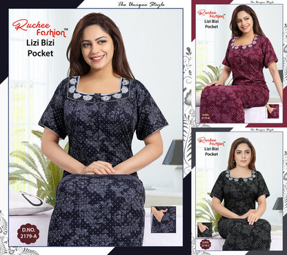 Lizi Bizi-2301 Ruchee Fashion Night Gowns