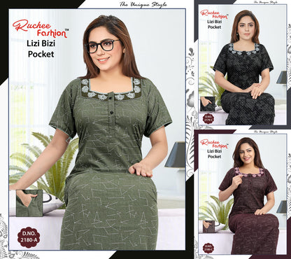 Lizi Bizi-2301 Ruchee Fashion Night Gowns