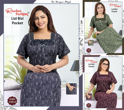 Lizi Bizi-2301 Ruchee Fashion Night Gowns