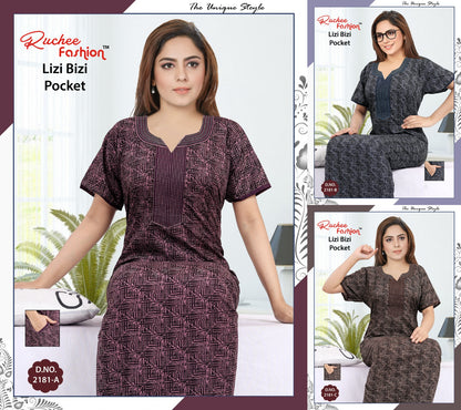 Lizi Bizi-2301 Ruchee Fashion Night Gowns