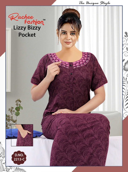 Lizzy Bizzy-2601 Ruchee Fashion Night Gowns