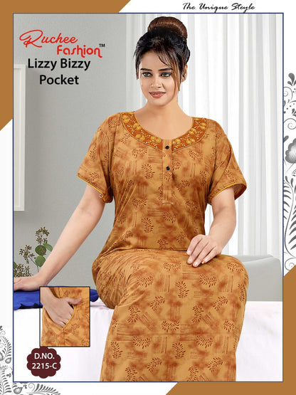 Lizzy Bizzy-2601 Ruchee Fashion Night Gowns