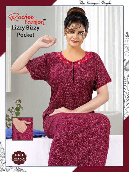 Lizzy Bizzy-2601 Ruchee Fashion Night Gowns