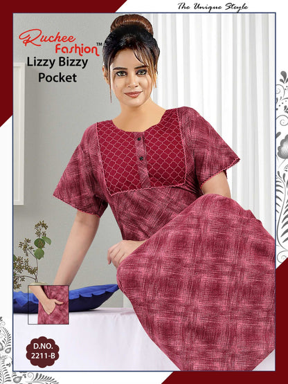 Lizzy Bizzy-2601 Ruchee Fashion Night Gowns
