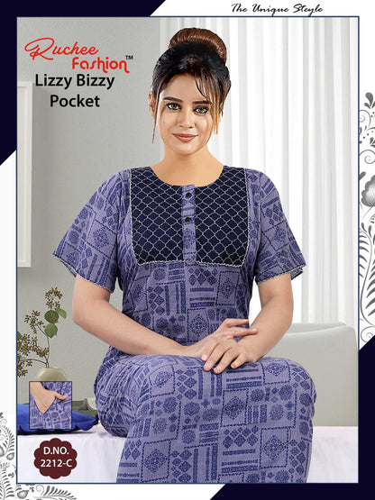 Lizzy Bizzy-2601 Ruchee Fashion Night Gowns