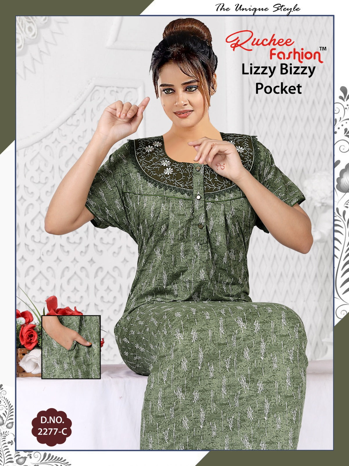 Lizzy Bizzy-2702 Ruchee Fashion Night Gowns