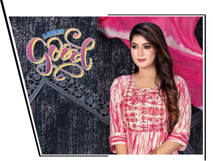 Looks Good Mlm Kalash Lifestyle Rayon Readymade Pant Style Suits