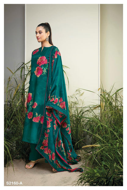 Lorna 2160 Ganga Bemberg Silk Plazzo Style Suits