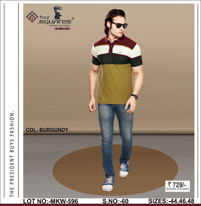 Lot 596 4 Four Squares Matty Mens Tshirts
