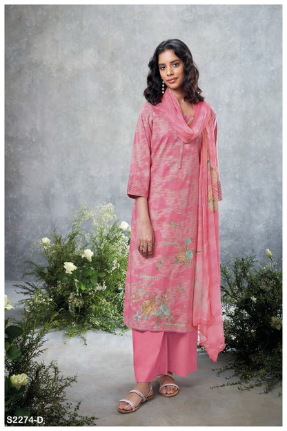 Lottie 2274 Ganga Cotton Plazzo Style Suits