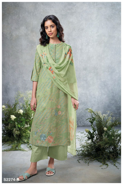 Lottie 2274 Ganga Cotton Plazzo Style Suits
