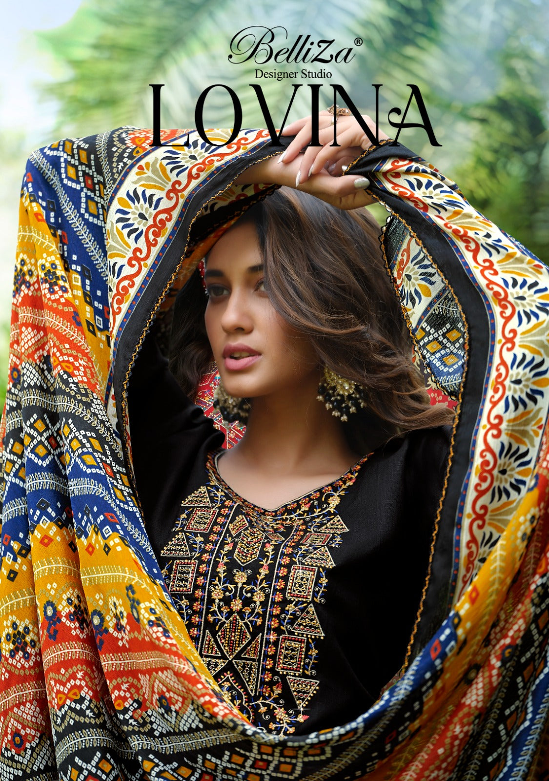 Lovina Belliza Designer Studio Rayon Karachi Salwar Suits