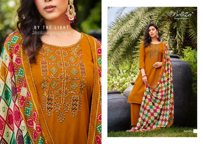 Lovina Belliza Designer Studio Rayon Karachi Salwar Suits