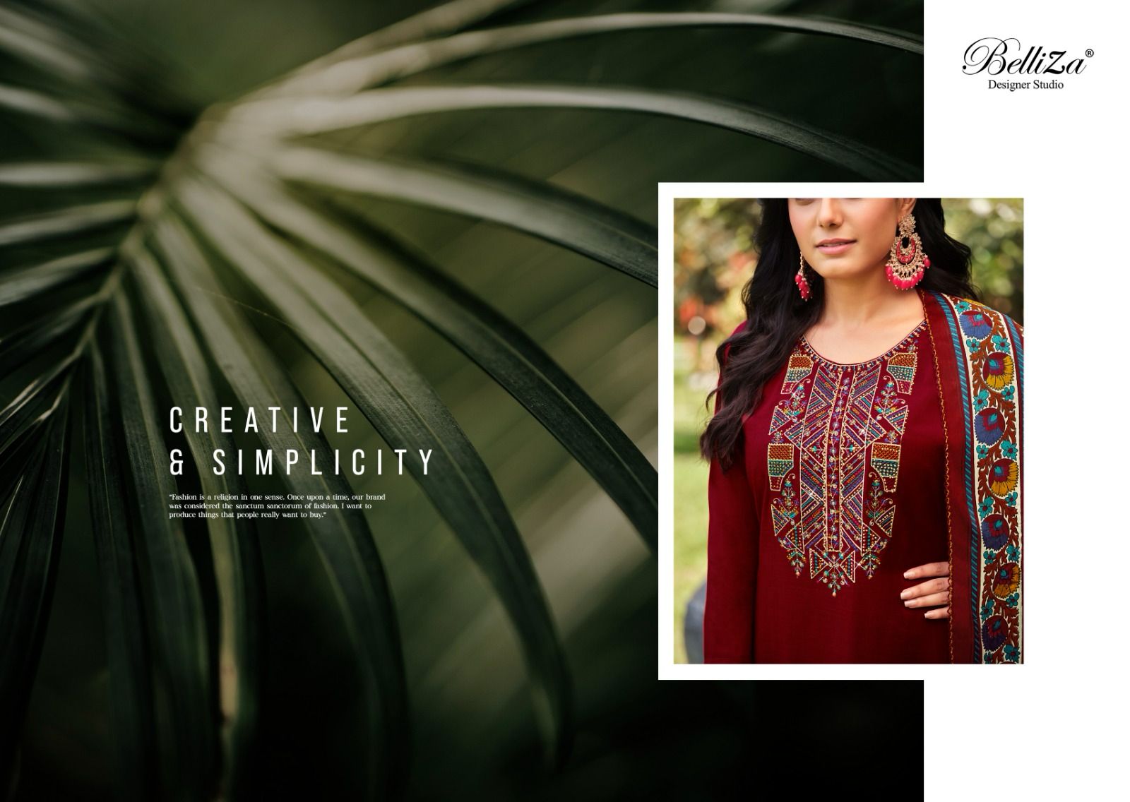 Lovina Vol 2 Belliza Designer Studio Viscose Rayon Pant Style Suits