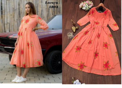 Lucaya Qubo Fox Georgette One Piece