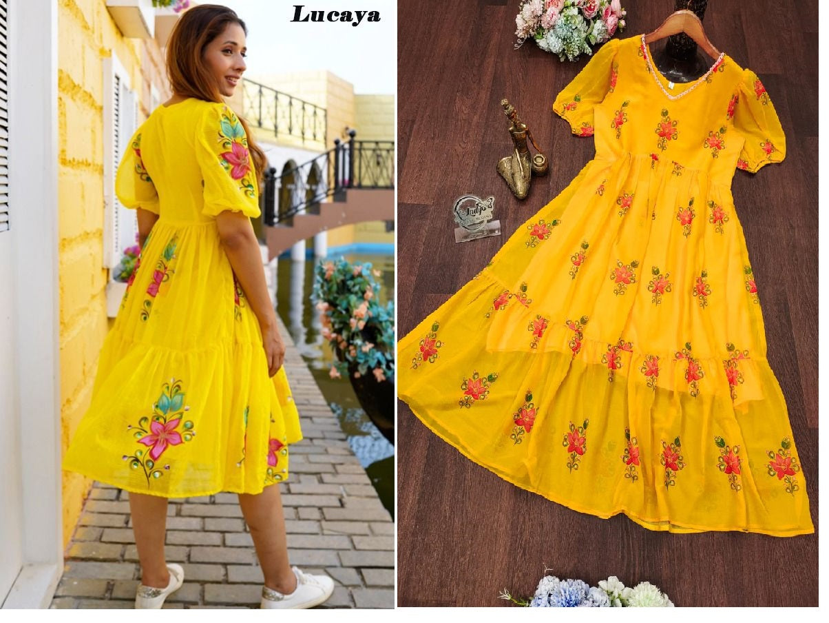 Lucaya Qubo Fox Georgette One Piece