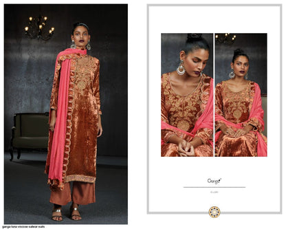 Luna Ganga Viscose Velvet Suits