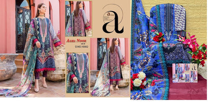 Luxury Lawn Collection Vol 10 Agha Noor Karachi Salwar Suits