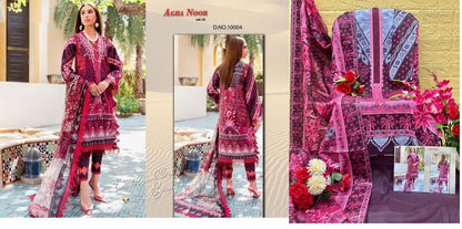 Luxury Lawn Collection Vol 10 Agha Noor Karachi Salwar Suits