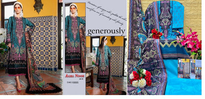 Luxury Lawn Collection Vol 10 Agha Noor Karachi Salwar Suits