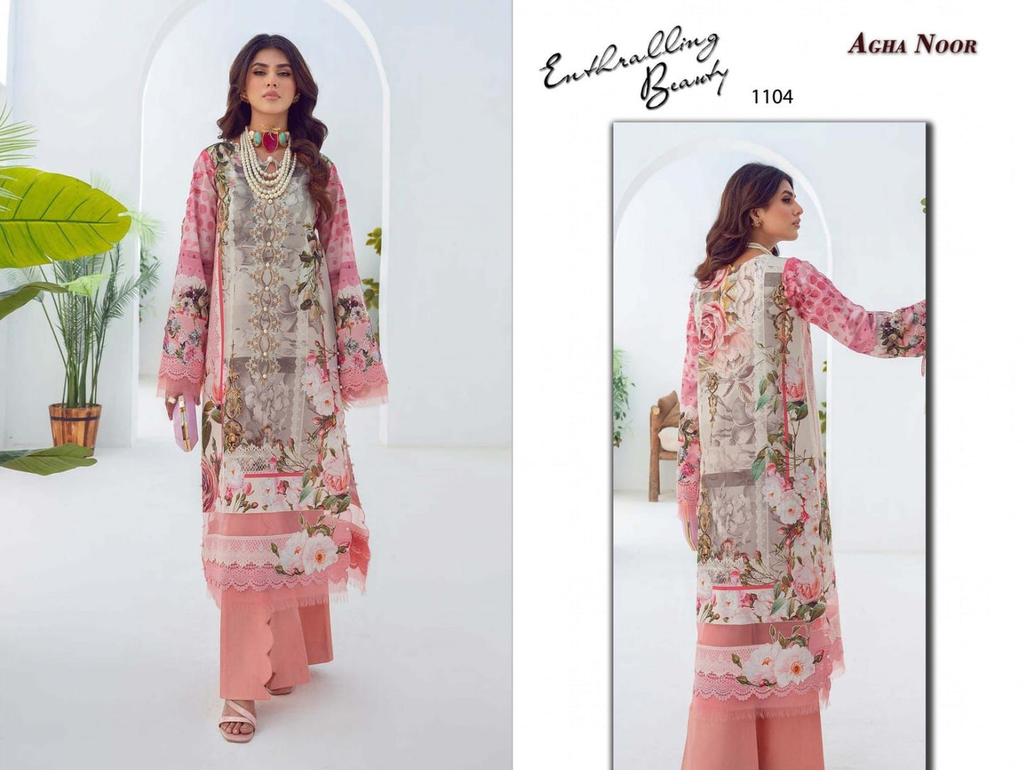 Luxury Lawn Collection Vol 11 Agha Noor Karachi Salwar Suits