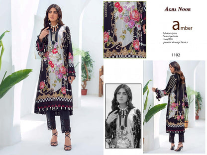 Luxury Lawn Collection Vol 11 Agha Noor Karachi Salwar Suits