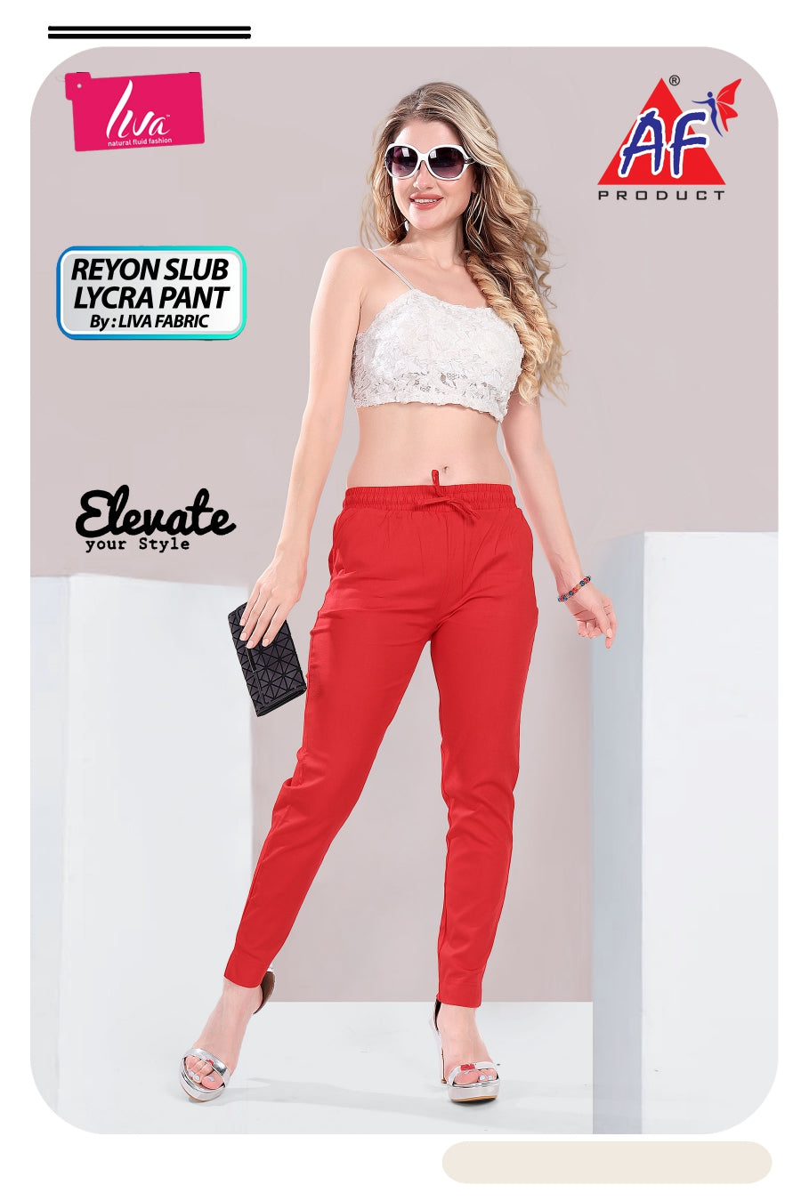 Lycra Afdc Women Pants