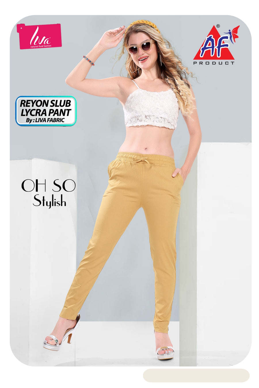 Lycra Afdc Women Pants