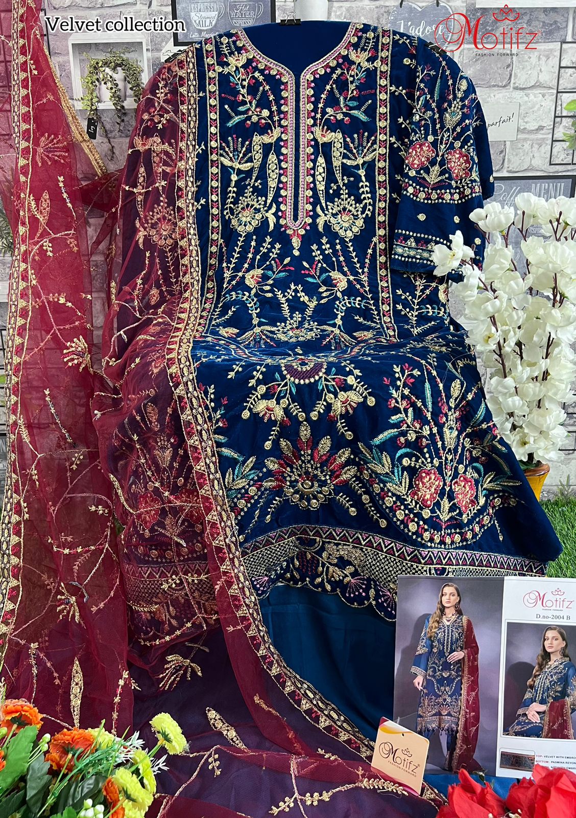 M-2004 Motifz Velvet Suits