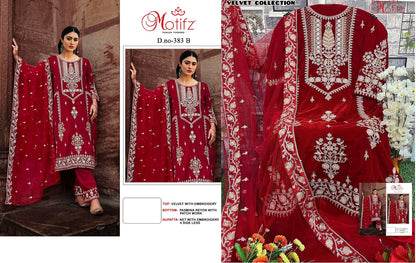 M-383 Motifz Velvet Suits