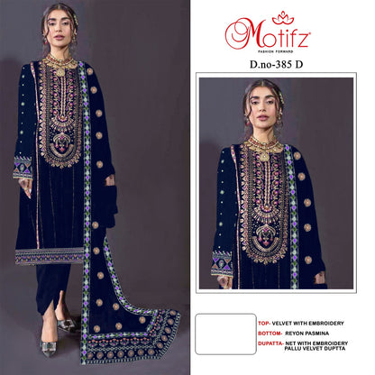 M-385 Motifz Velvet Suits