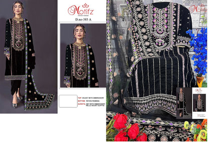 M-385 Motifz Velvet Suits