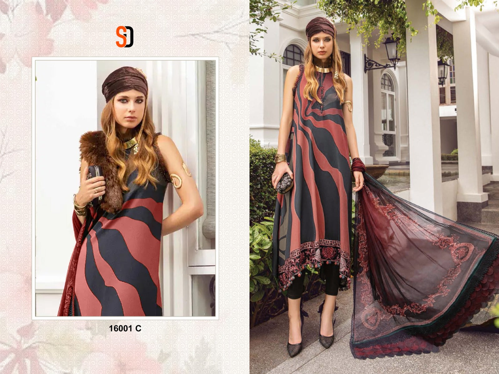 M Print Vol 16 Shraddha Designer Lawn Cotton Pakistani Salwar Suits