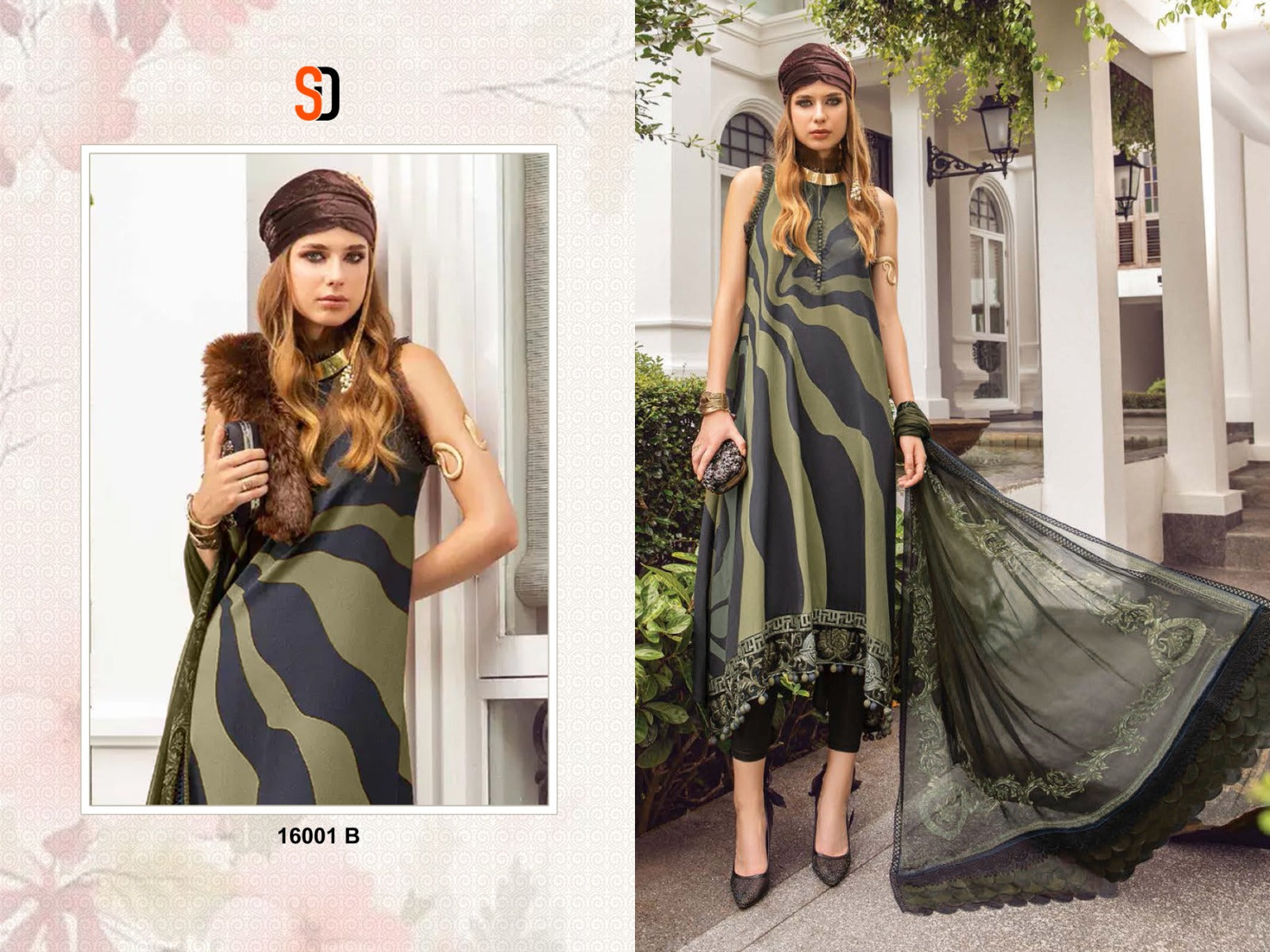 M Print Vol 16 Shraddha Designer Lawn Cotton Pakistani Salwar Suits