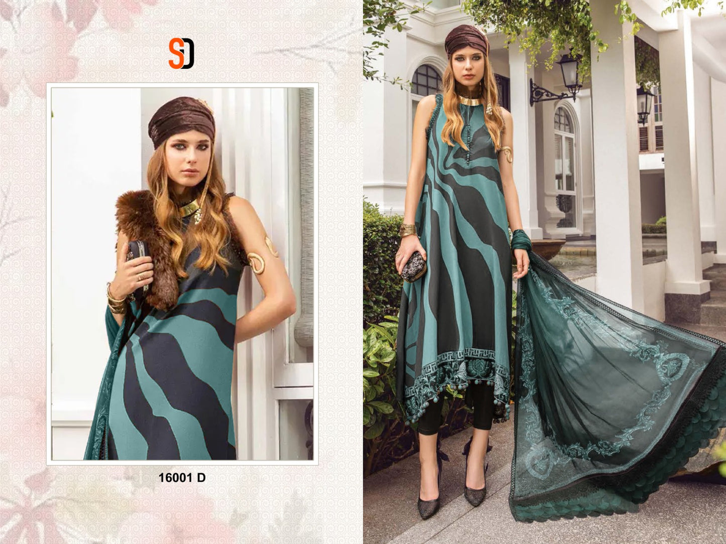 M Print Vol 16 Shraddha Designer Lawn Cotton Pakistani Salwar Suits