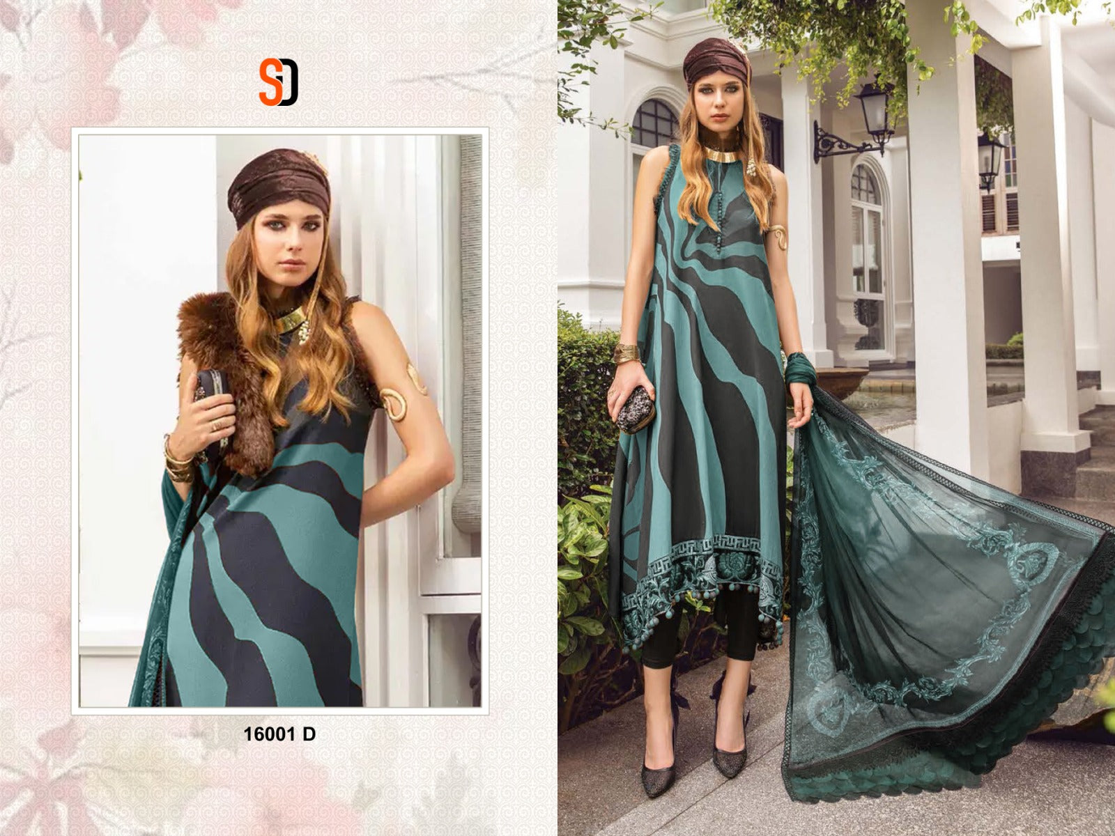 M Print Vol 16 Shraddha Designer Lawn Cotton Pakistani Salwar Suits