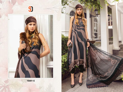 M Print Vol 16 Shraddha Designer Lawn Cotton Pakistani Salwar Suits