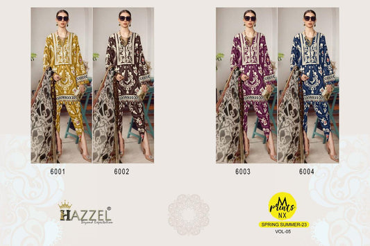 M Prints Summer 23-5 Hazzel Cotton Pakistani Salwar Suits