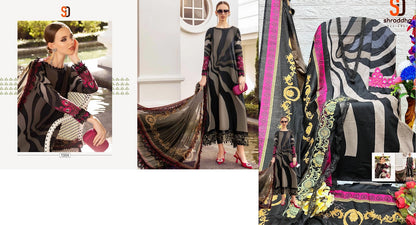 M Prints Vol 16 Shraddha Designer Lawn Cotton Pakistani Patch Work Suits
