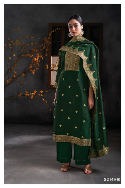 Maclennan 2149 Ganga Silk Plazzo Style Suits