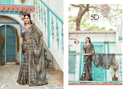 Madhuvan 5D Designer Chiffon Sarees