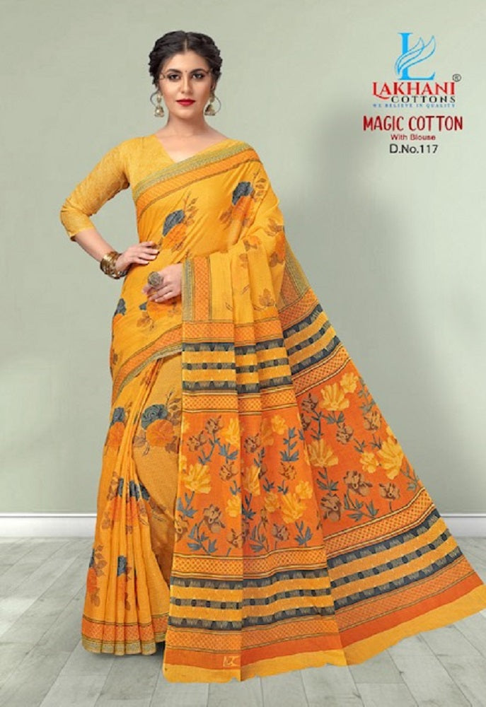 Magic Lakhani Cotton Sarees