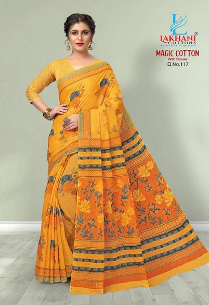 Magic Lakhani Cotton Sarees