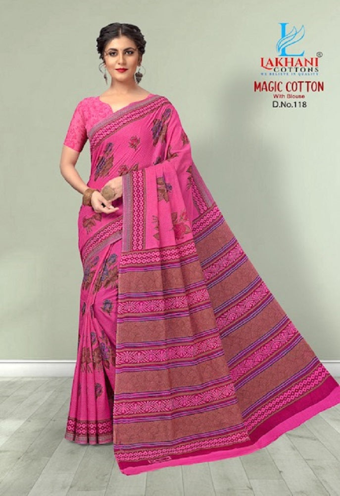 Magic Lakhani Cotton Sarees