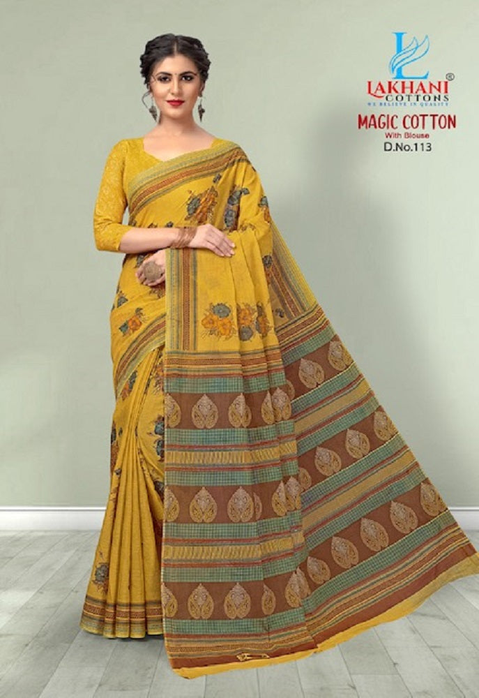 Magic Lakhani Cotton Sarees