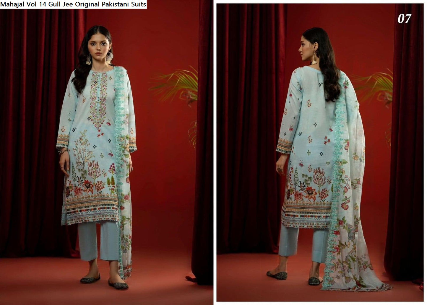 Mahajal Vol 14 Gull Jee Cambric Original Pakistani Suits