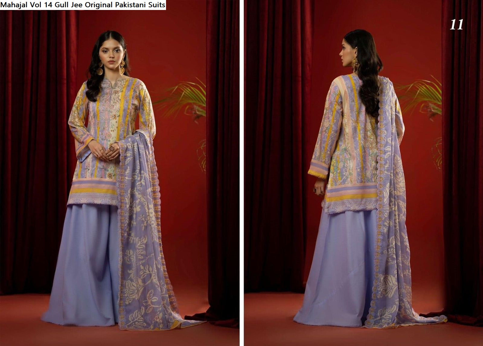 Mahajal Vol 14 Gull Jee Cambric Original Pakistani Suits